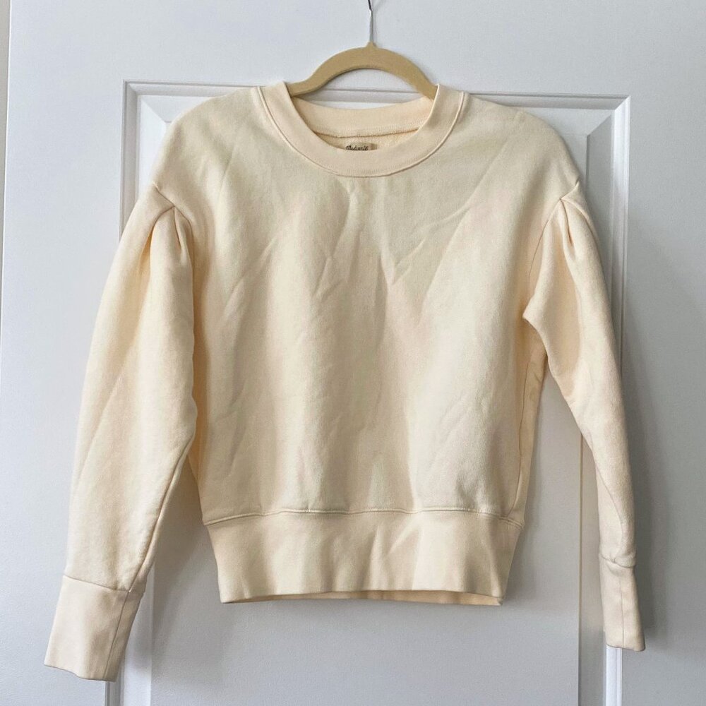 Madewell Pleat-Sleeve Sweatshirt